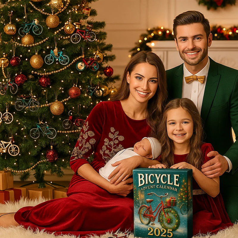 Calendrier de l'Avent Fête à Vélo Rétro 2025 – 24 Miniatures pleines de Joie de Noël