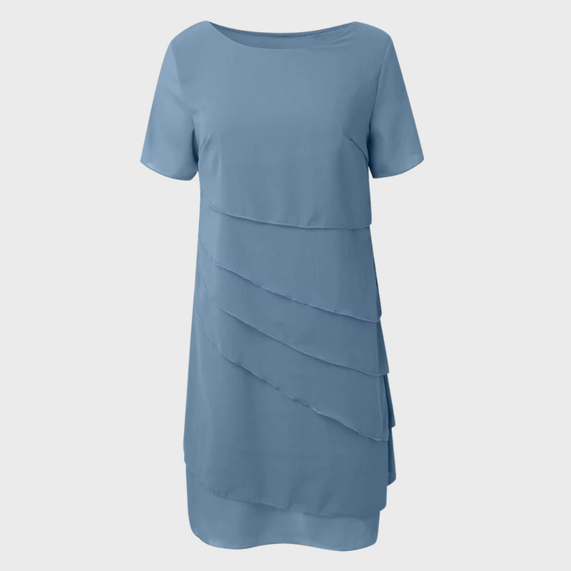 Elara™ - Robe en Chiffon Superposée