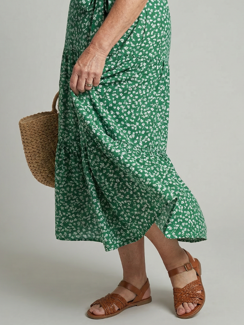 Nirelle | Robe Midi Enveloppante Calme