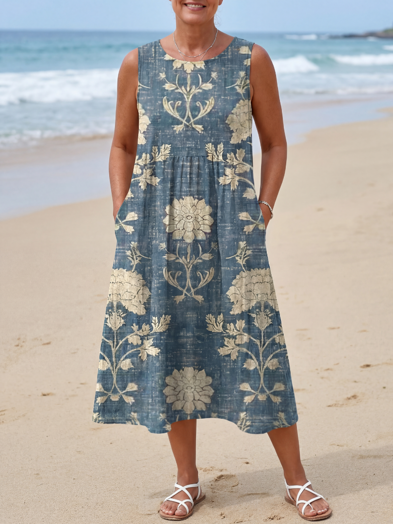 Kailo | Robe Midi Fleurie Shoreline