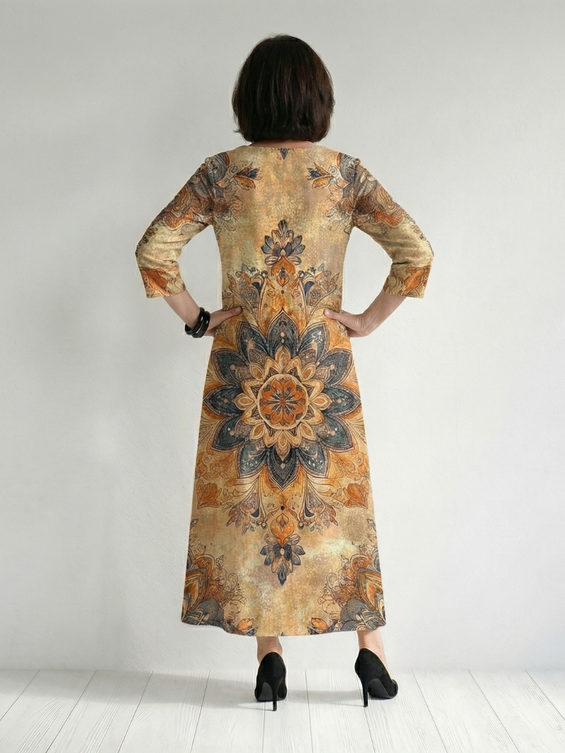 Damon | Robe Midi Fleurie Douce