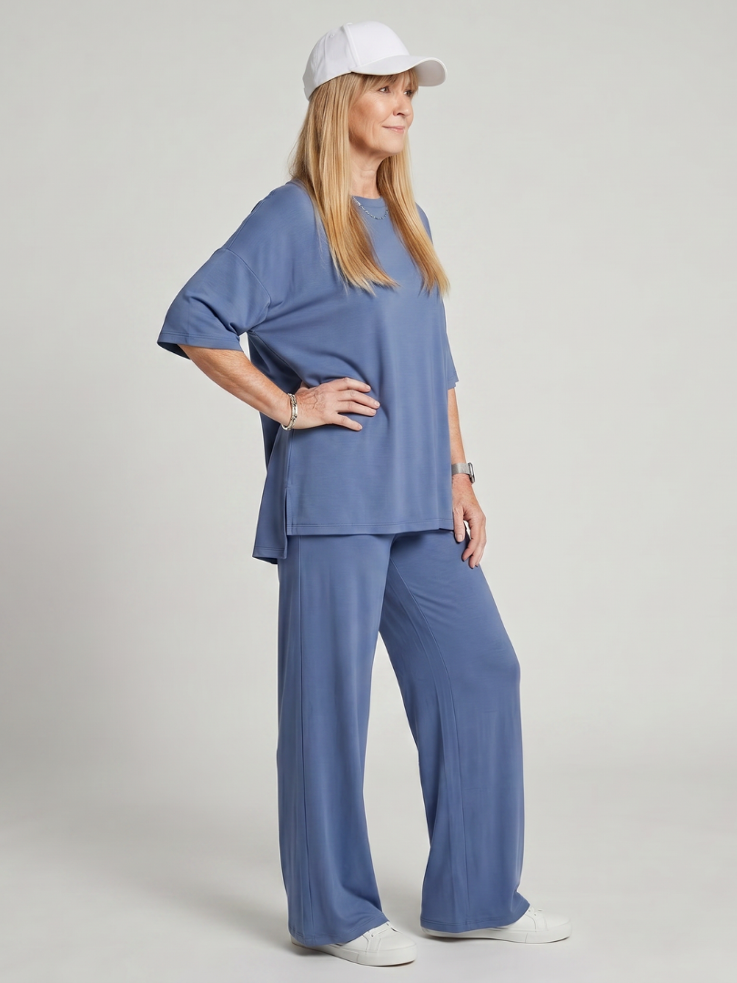 Ramse | Ensemble Top Oversized à Manches Courtes et Pantalons Larges