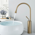 BrassGlow - Robinet Mélangeur Chaud & Froid pour Lavabo