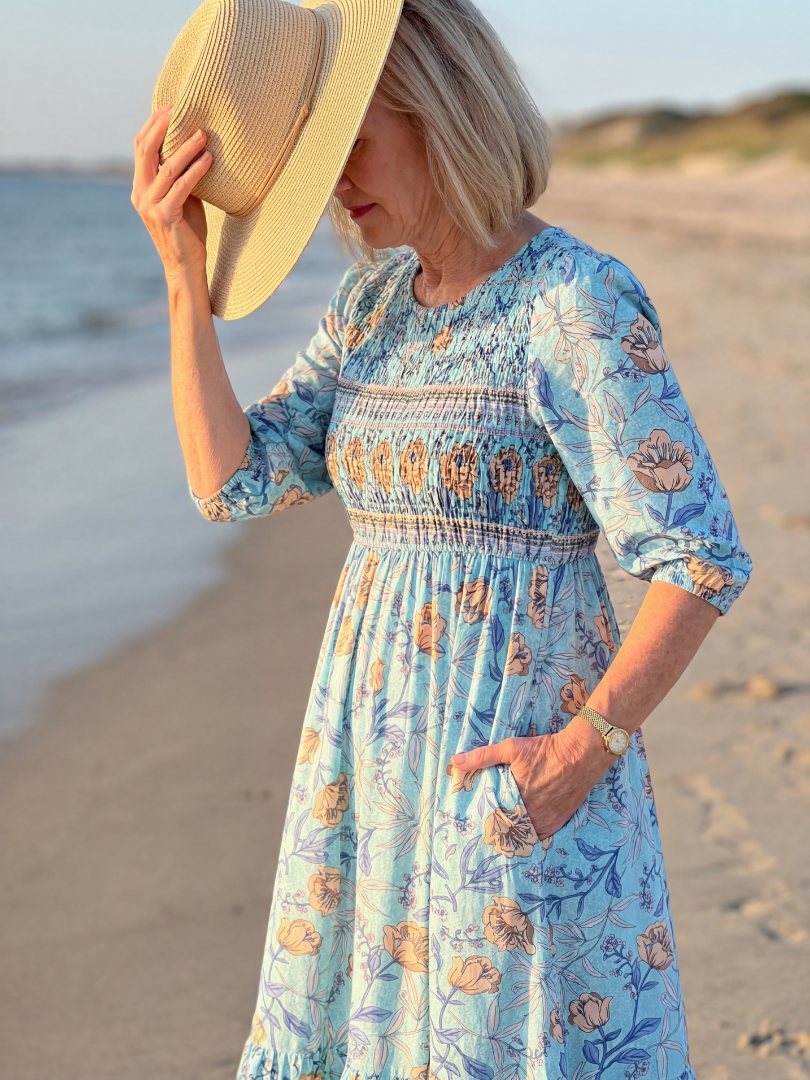 Halia | Robe Midi à Fleurs
