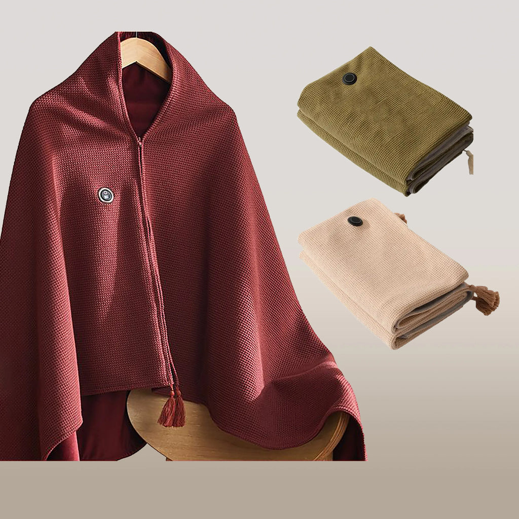 Couverture Chauffante Portable CozyHeat | Chaleur Instantanée Partout