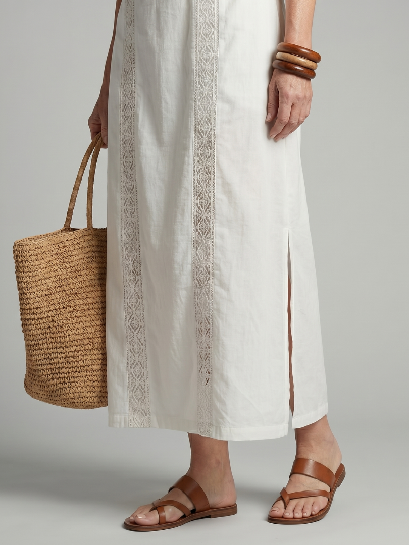Nerina | Robe Midi Forme Simple