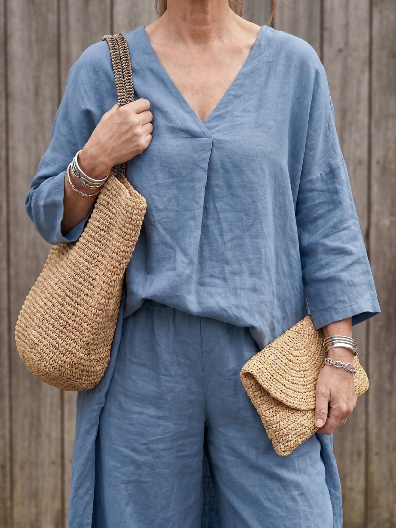 Onyx | Ensemble Haut Tunique Ample et Pantalon Large