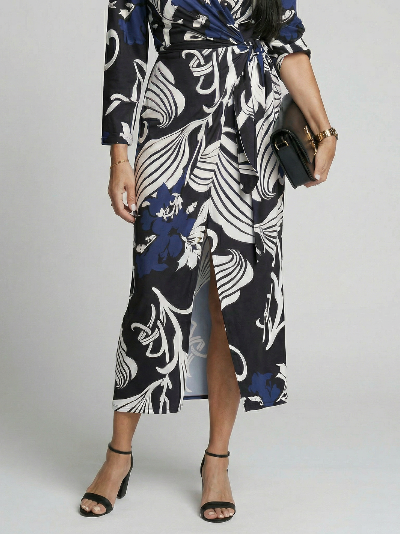 Elden | Robe Midi Wrap Décontractée