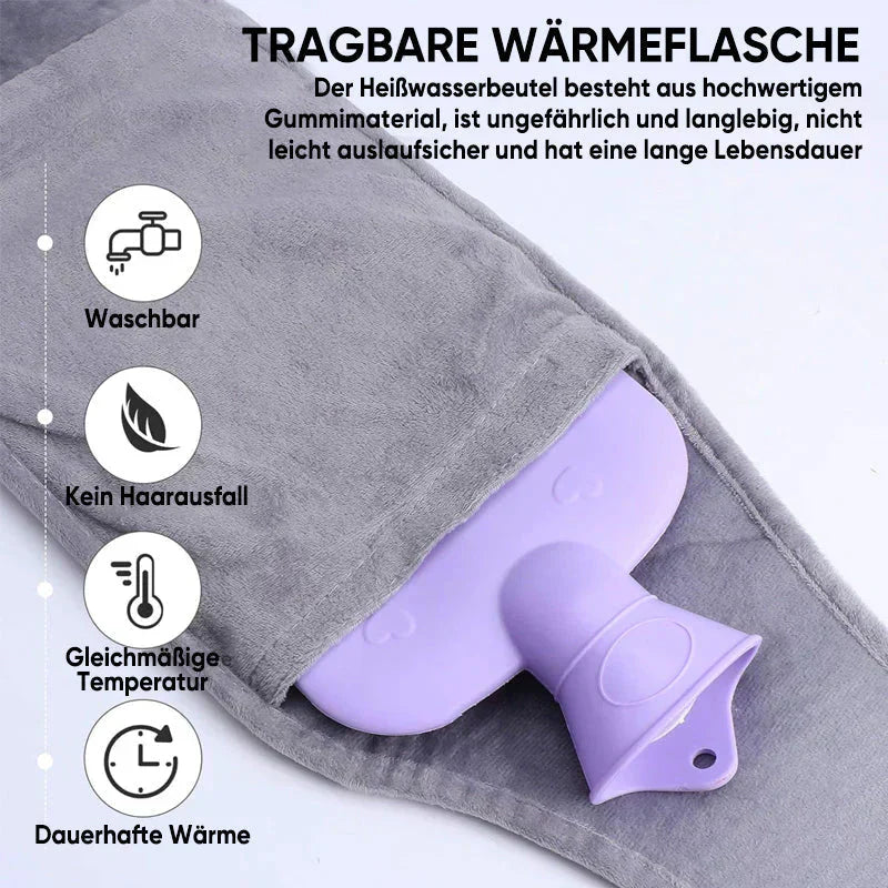 WarmCush – Bouillotte en Peluche Réutilisable avec Coussin de Hanche