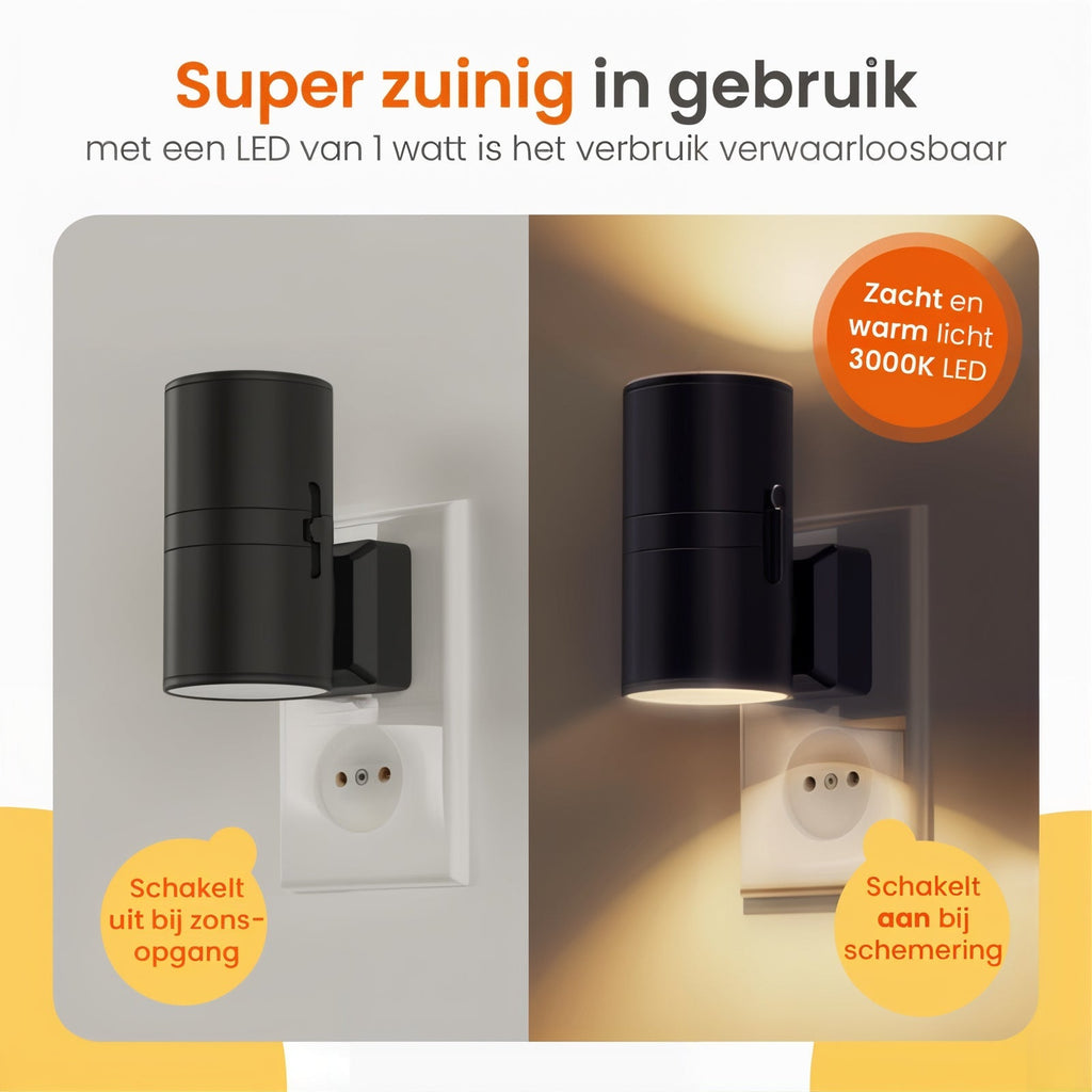 LuxeGlow Élégante Lampe de Nuit Dimmable | Créez l'ambiance parfaite avec un éclairage dimmable