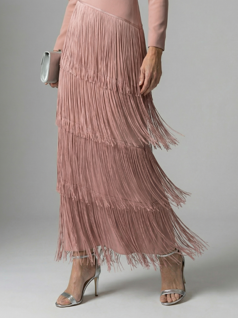 Noren | Robe Midi à Franges