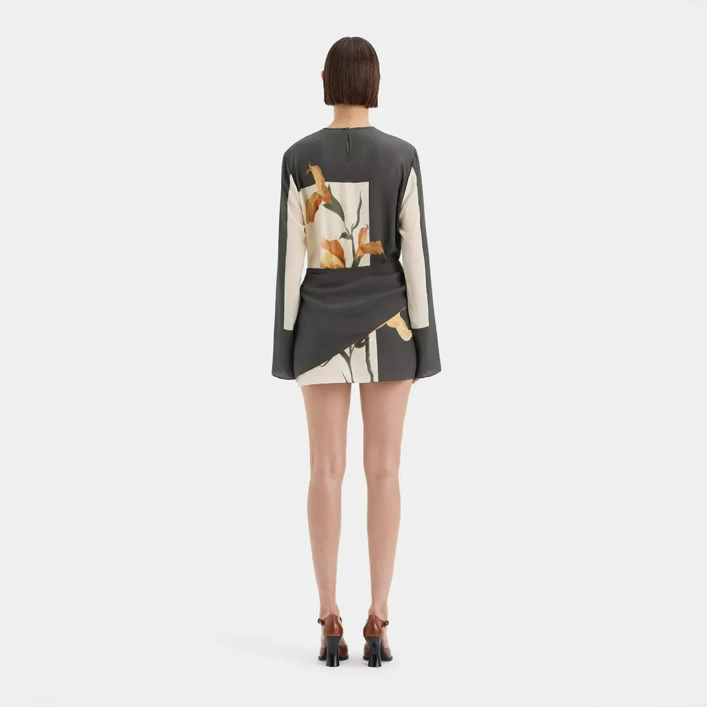 Robe Mini Cocktail Constance à Imprimé Floral