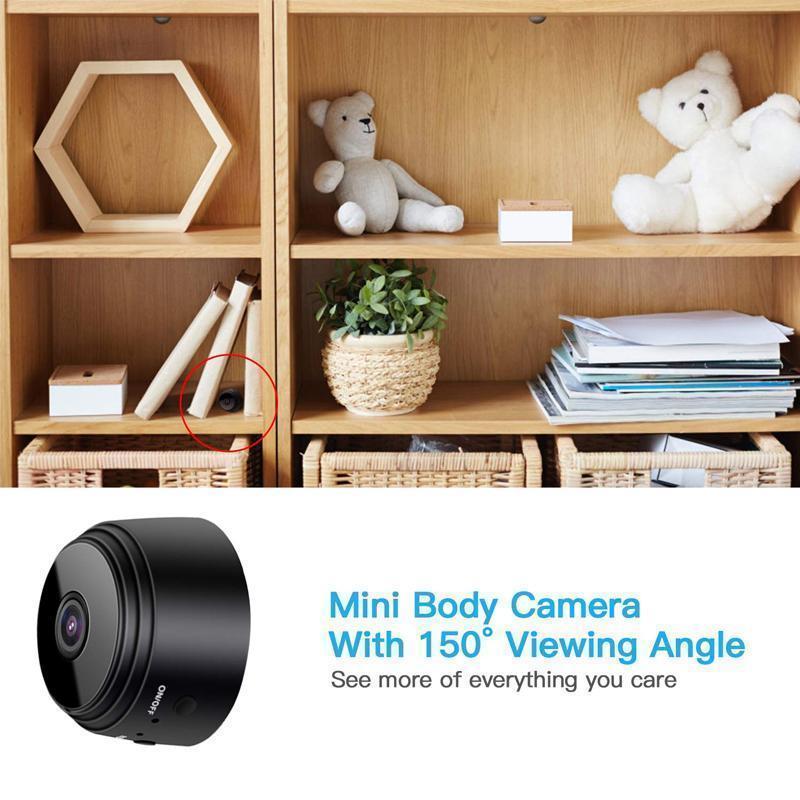 Caméra Mini WiFi Magnétique 1080p - Caméra de Recul pour Remorque de Camping