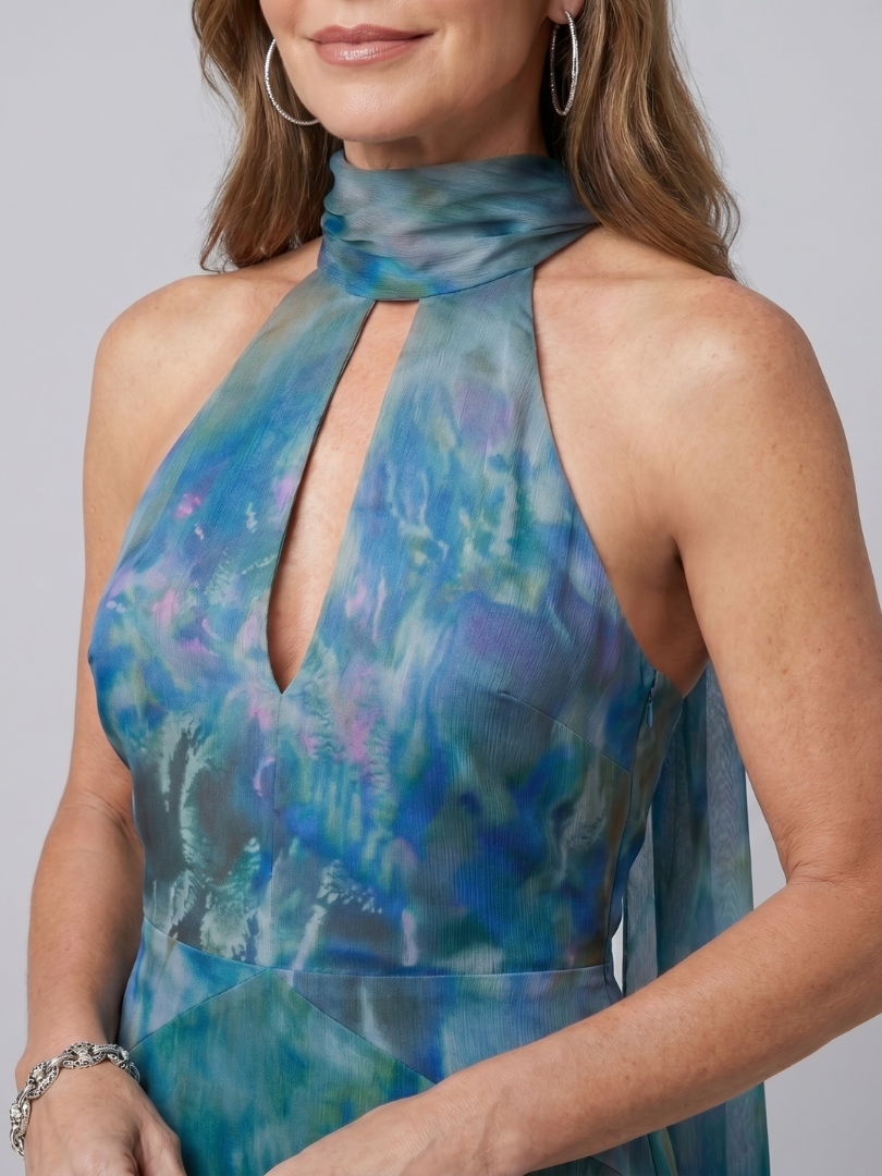 Juniper | Robe Maxi Sans Manches à Encolure Halter