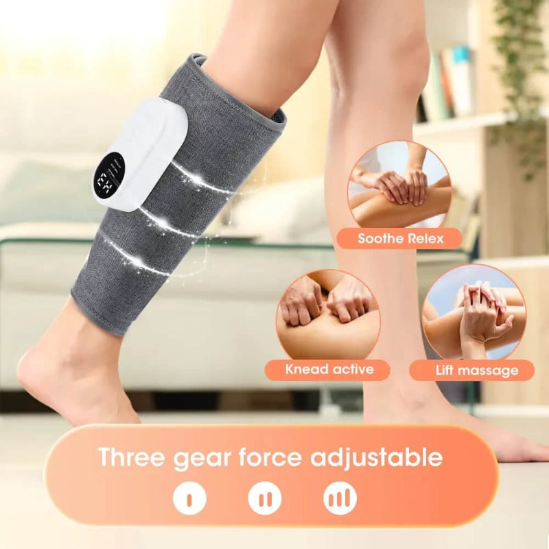 LegRelief Pro | Appareil de Massage des Jambes et Mollets Rechargeable sans Fil avec Compression d'Air