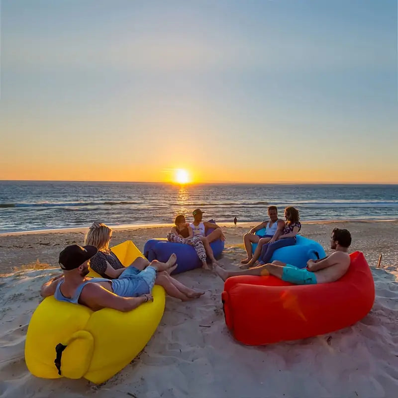 AirRest Outdoor Air Lounger – Lit d'air pratique pour des aventures confortables en extérieur