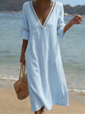 Yamada | Robe en coton-lin douce pour un confort quotidien
