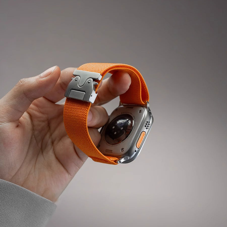 LuxeFlex Elite Nylon Band | Bandes élastiques confortables et élégantes pour Apple Watch