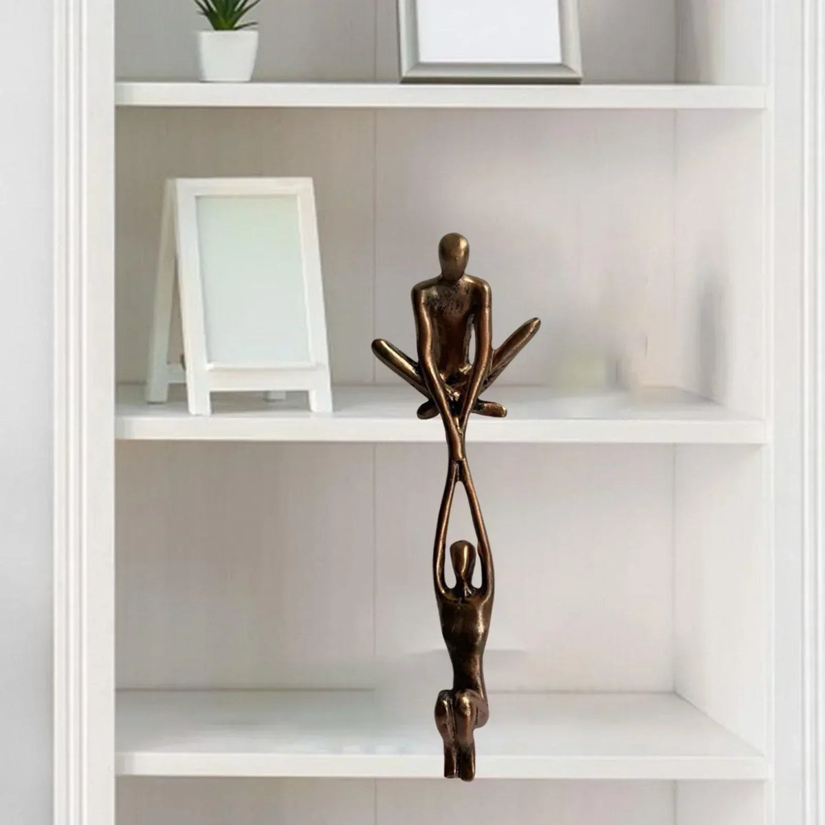 Amour Éternel et Force | Sculpture Figurine | Décoration Intérieure | Décoration Unique