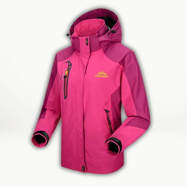Nathalie - Veste Élégante Imperméable Capuche