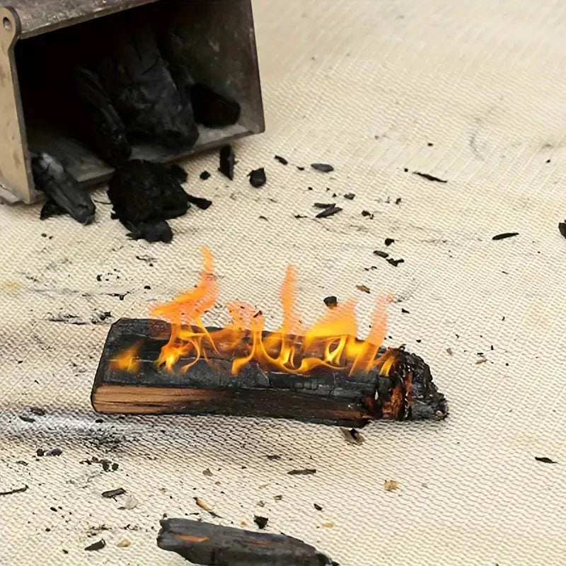 Tapis Résistant au Feu - Protection BBQ & Brasero