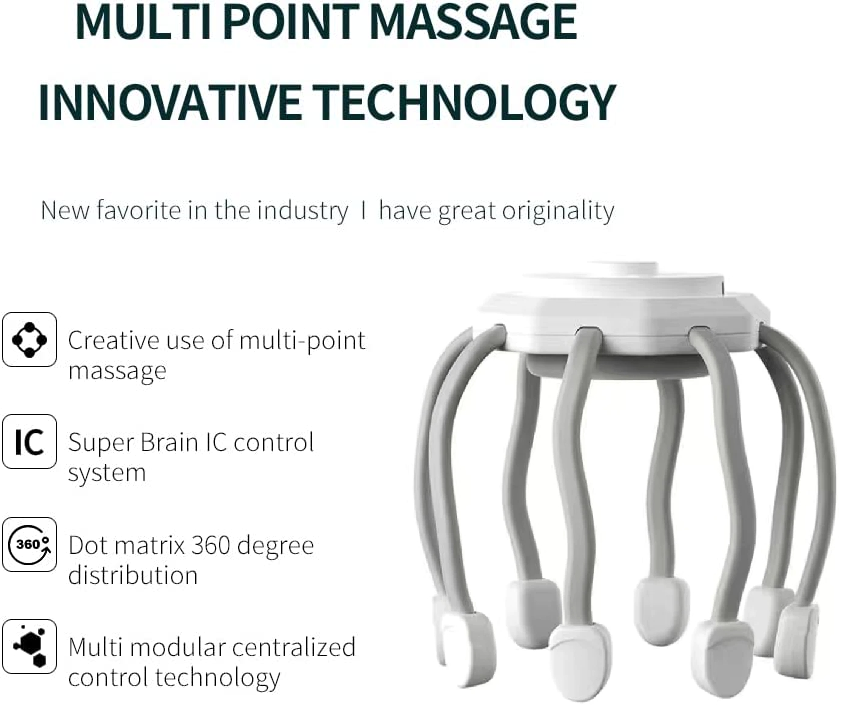 LuxAura Ultra Appareil de Massage Cuir Chevelu | Massage relaxant pour un soulagement et un bien-être ultimes