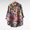 Caroline - Blouse Fleurie Élégante Femme