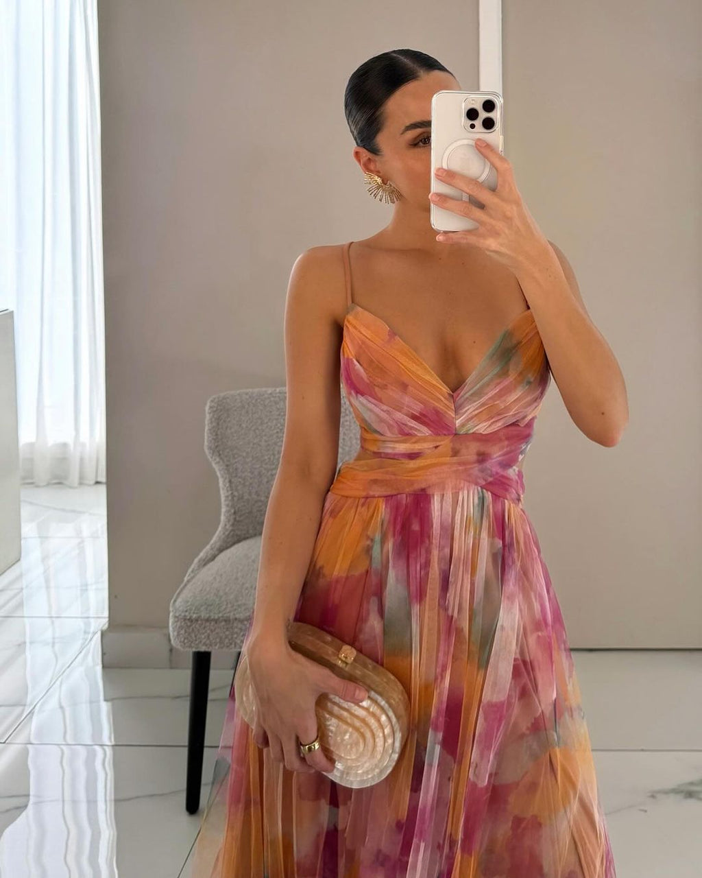 Flor | Robe maxi à fleurs légère