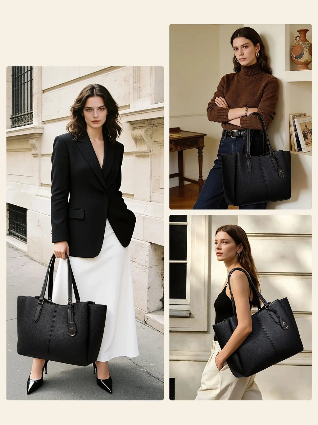 Melisara | Sac pour ordinateur portable avec trois compartiments pour le travail et les voyages