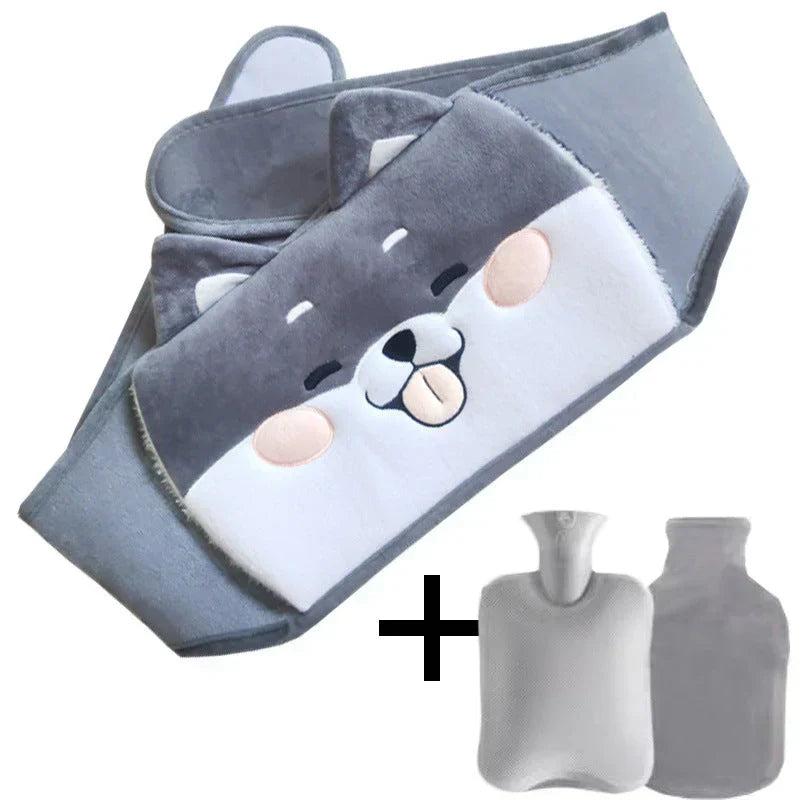 WarmCush – Bouillotte en Peluche Réutilisable avec Coussin de Hanche