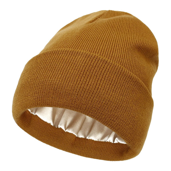 Chapeau d'Hiver Doublé en Soie - Noor
