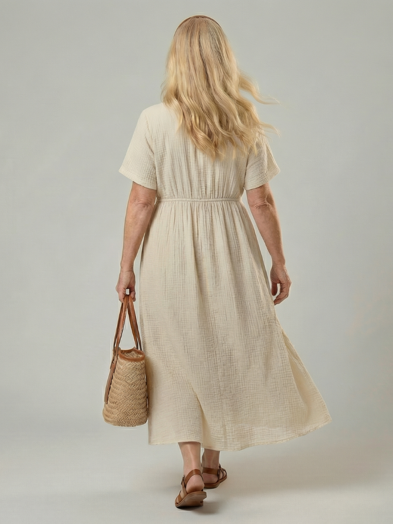 Sora | Robe Midi en Forme Nature