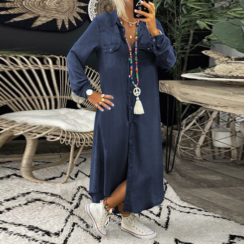 Robe en denim confortable