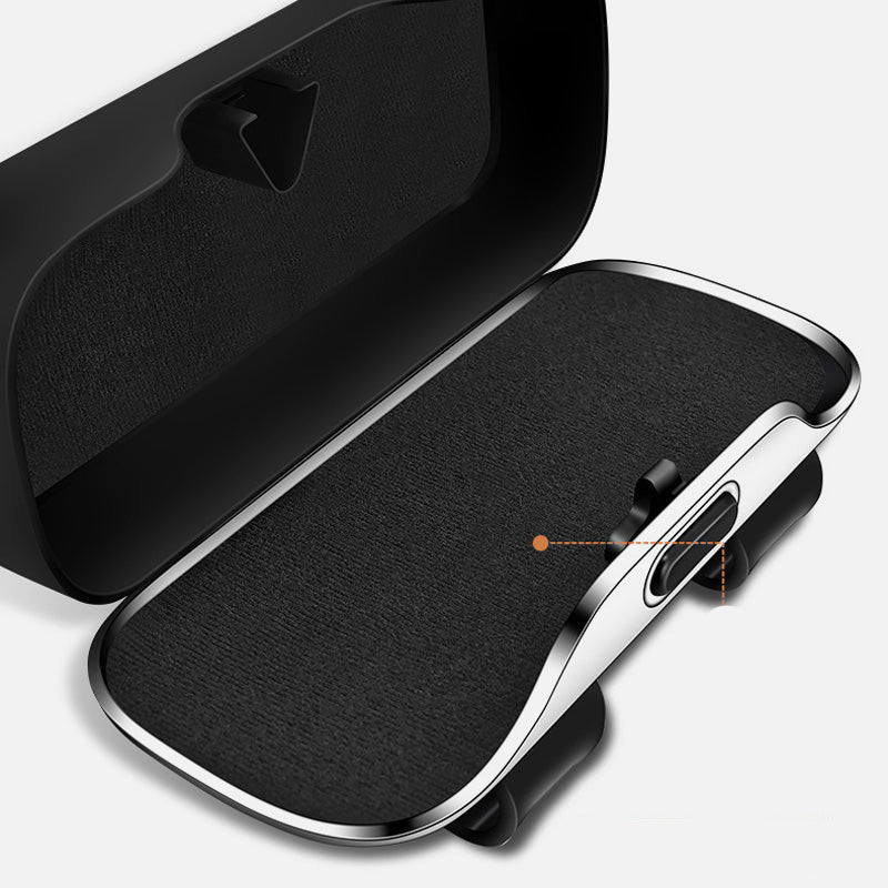 LuxAuto Luxe Étui à lunettes de soleil | Protection élégante pour vos lunettes de soleil dans la voiture