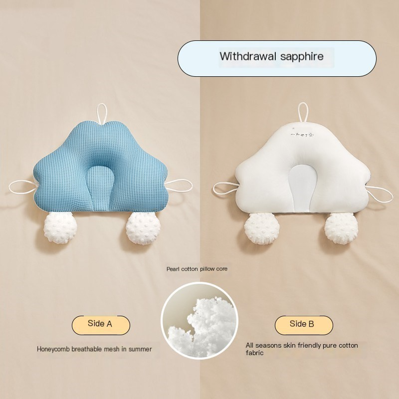 Coussin de Sommeil Ergonomique pour Bébé pour un Sommeil Sain et Protection de la Tête