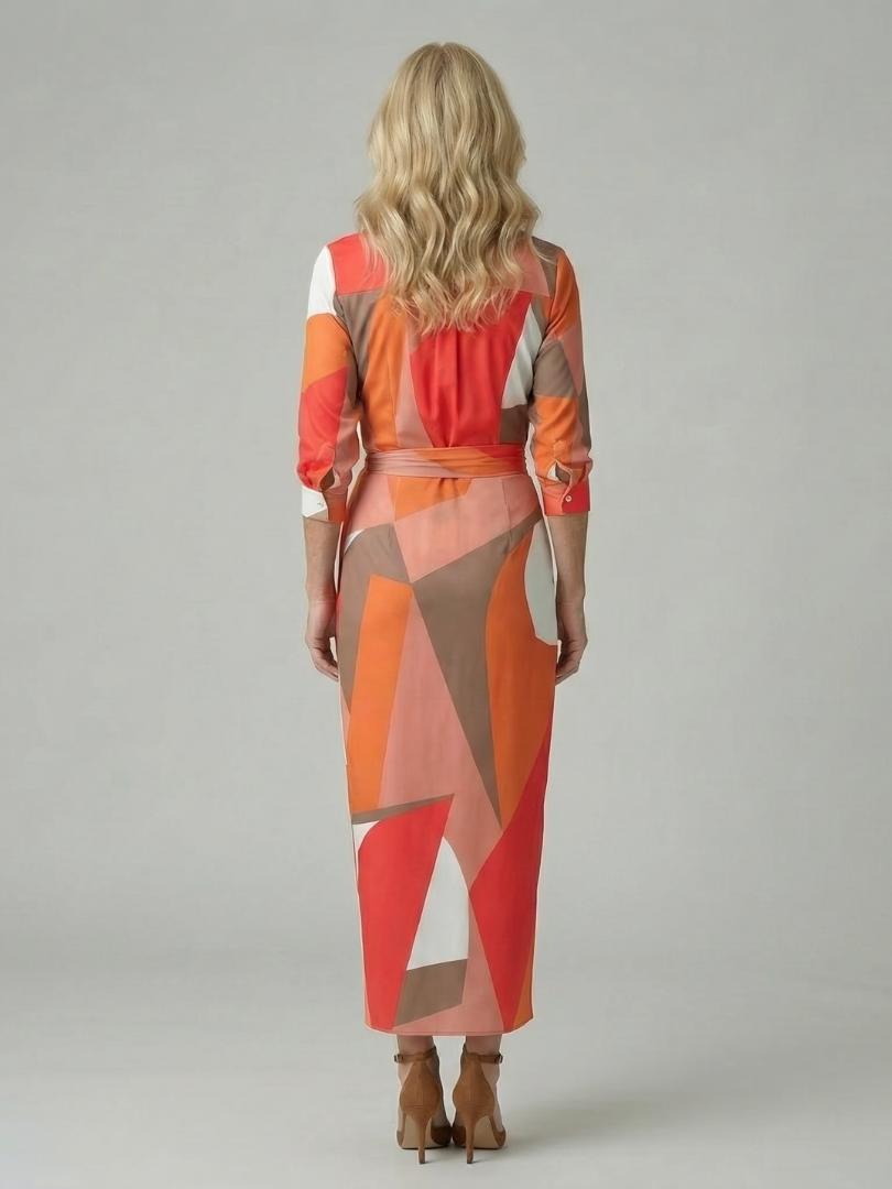 Islen | Robe Midi Forme Lisse