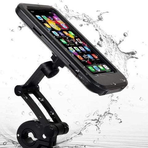 HydroGuard Case | Support de téléphone étanche universel pour vélo ou moto
