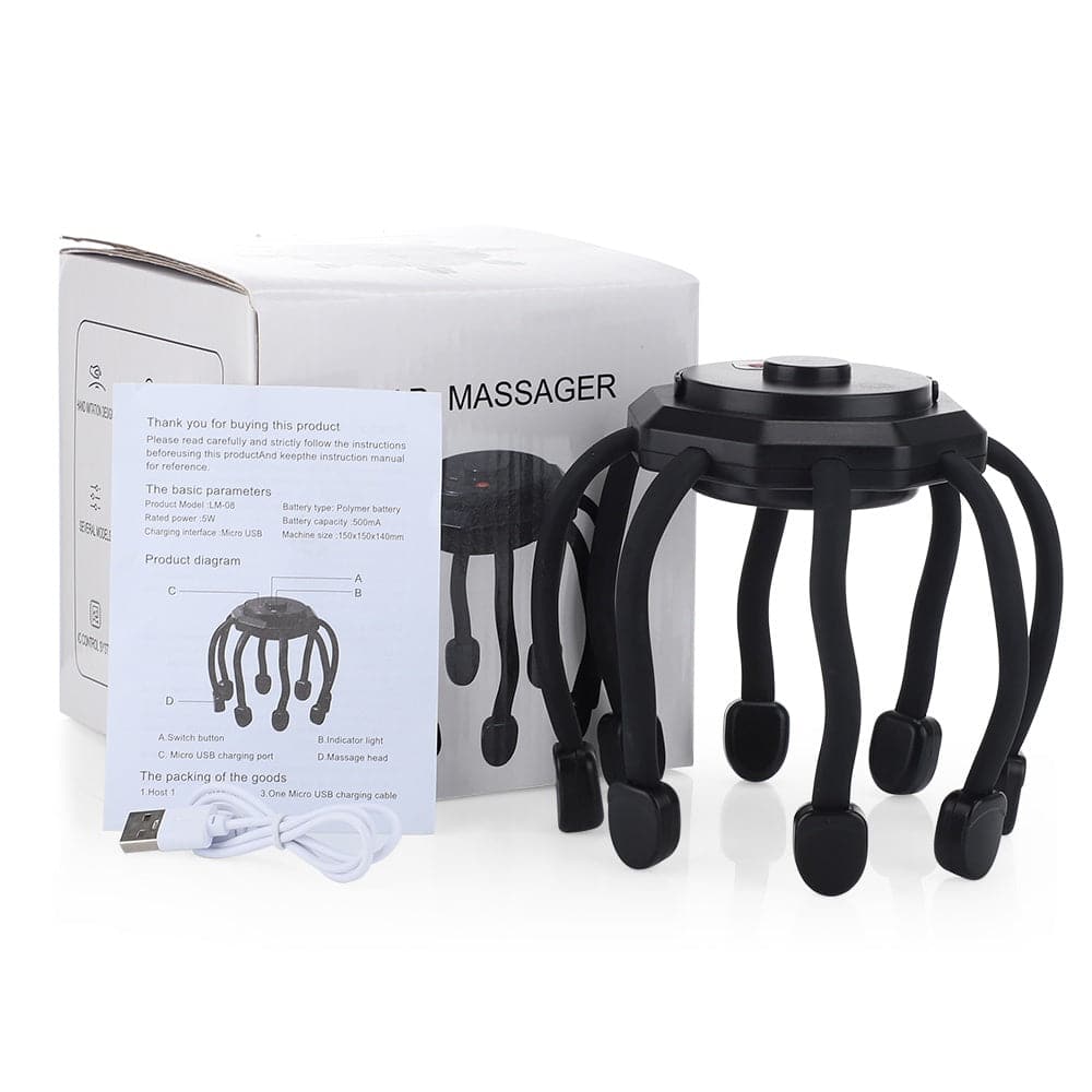 LuxAura Ultra Appareil de Massage Cuir Chevelu | Massage relaxant pour un soulagement et un bien-être ultimes