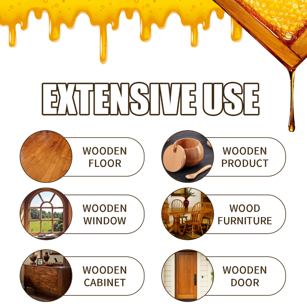 HoneyShine Polish | Spray de Cire d'Abeille pour Rafraîchir les Meubles