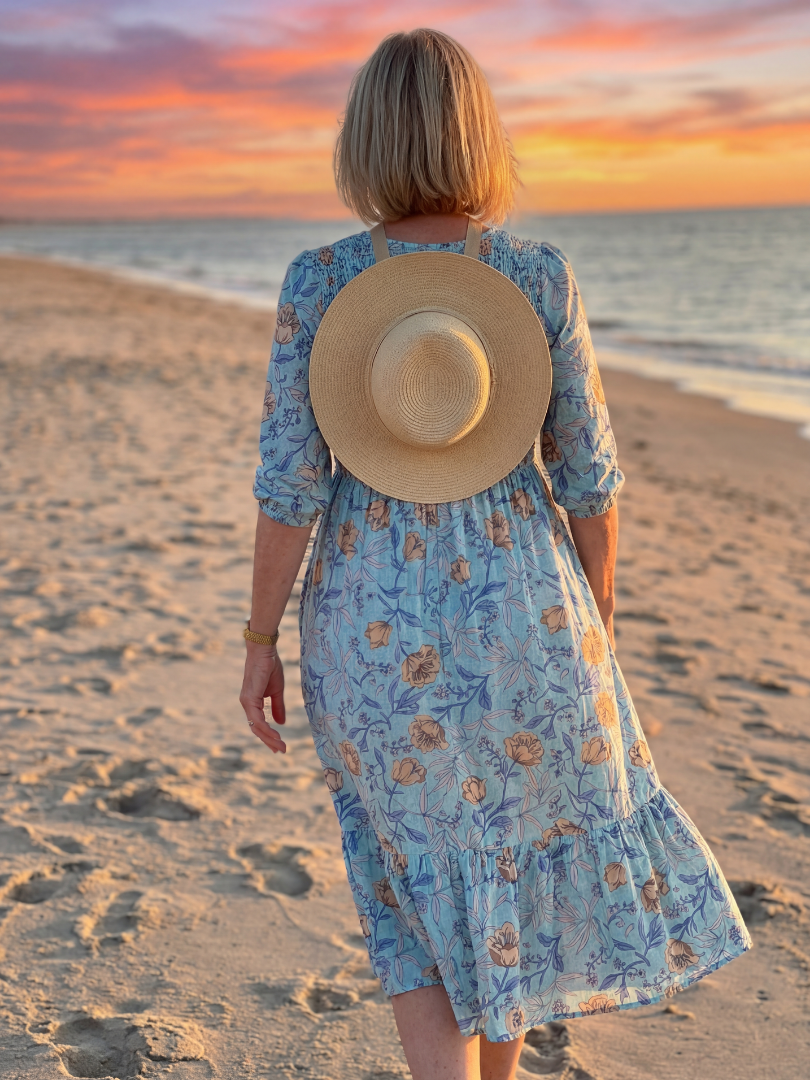 Halia | Robe Midi à Fleurs