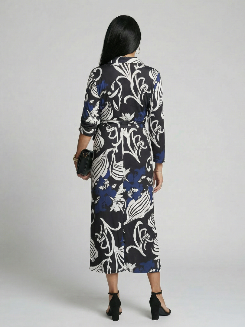 Elden | Robe Midi Wrap Décontractée