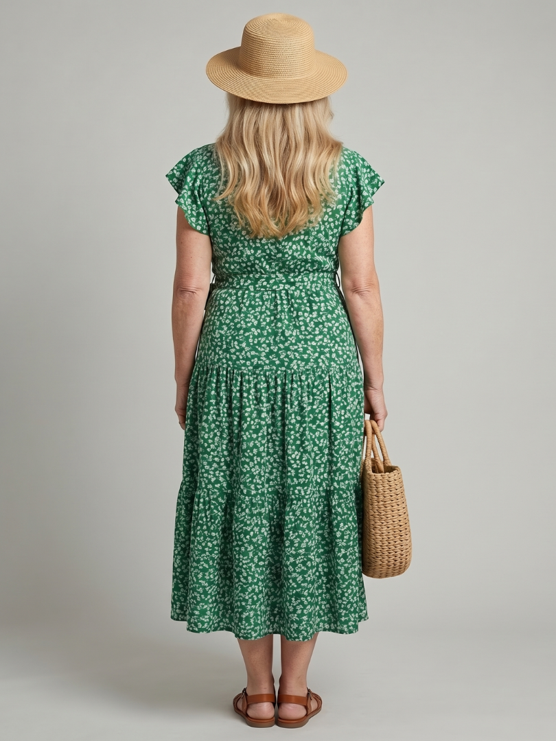 Nirelle | Robe Midi Enveloppante Calme