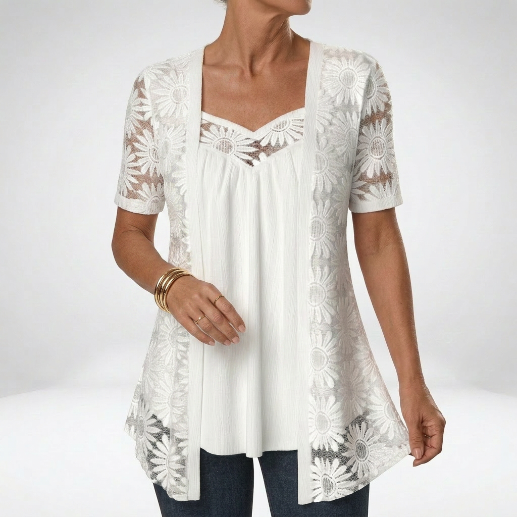 MOREAU LYON | BLOUSE À DENTELLE POUR FEMMES