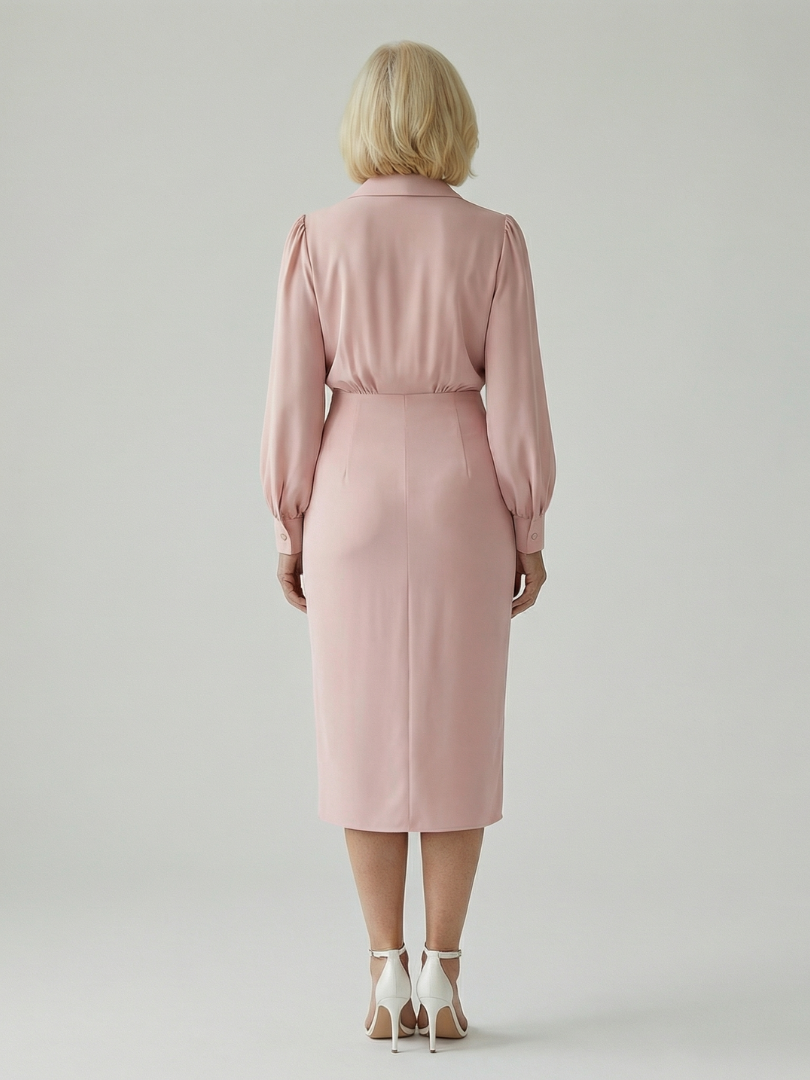 Eloria | Robe Midi Front Calme
