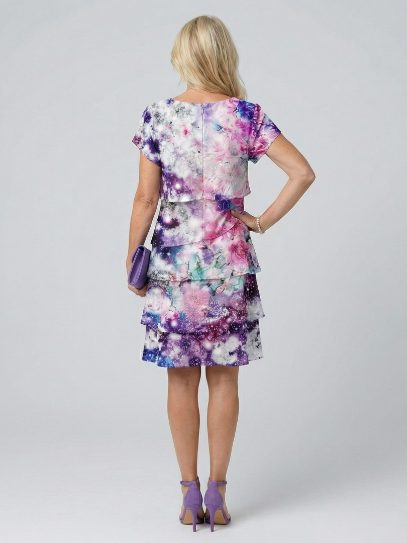 Zaya | Robe légère à fleurs longueur genou