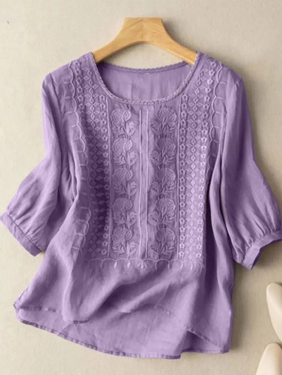 Constance | Blouse élégante avec de délicates broderies