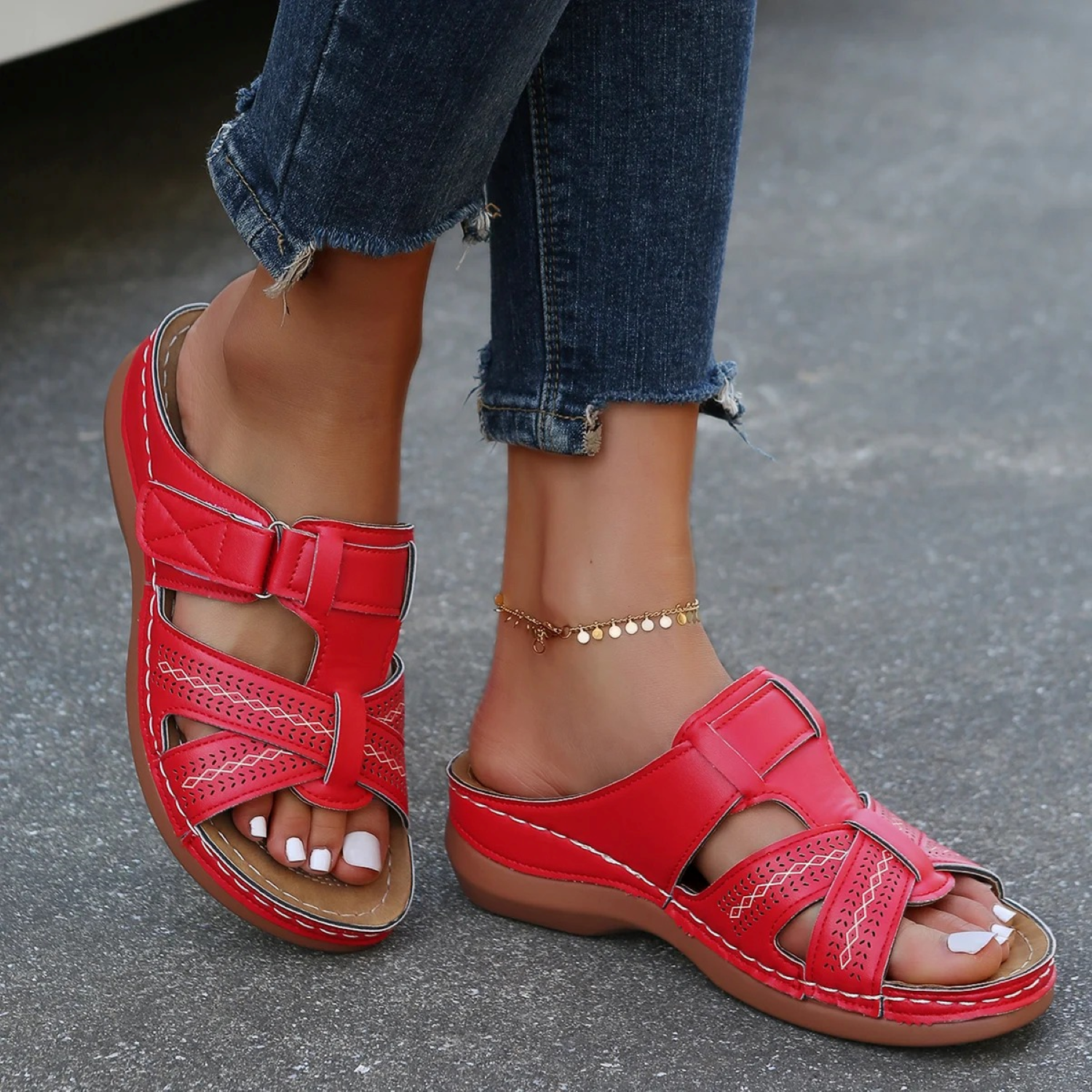 Sandales pour femmes à bout ouvert