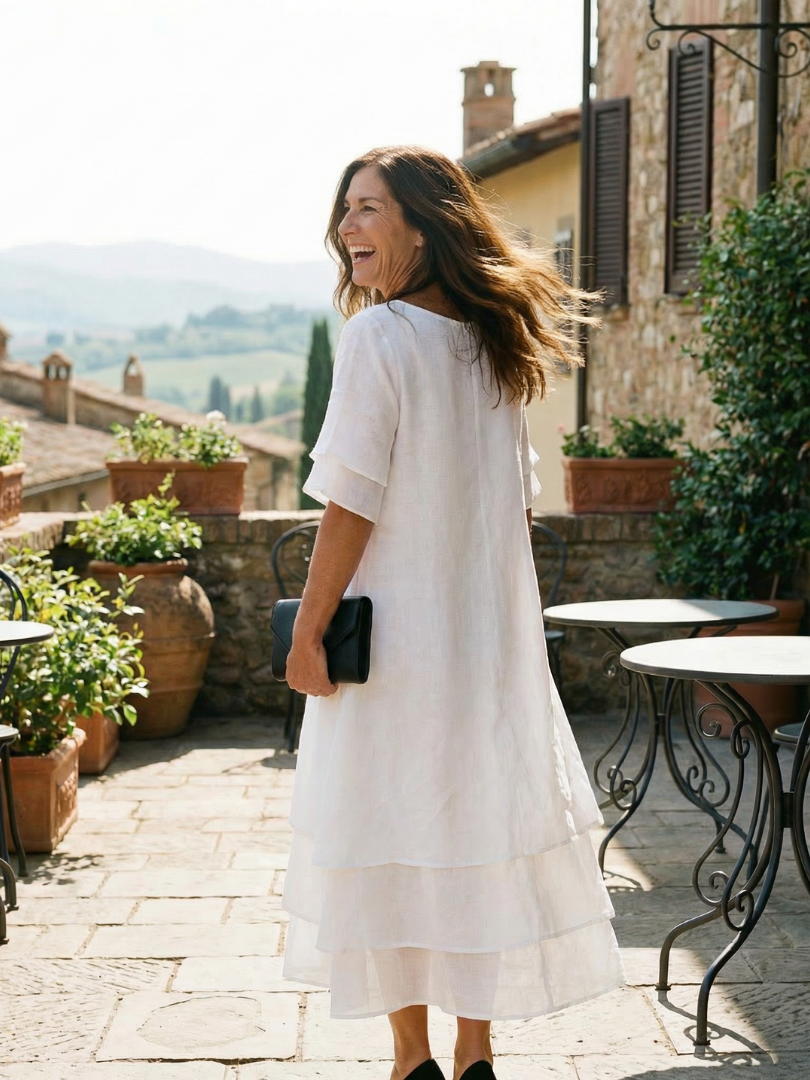 Belen | Robe Légère à Volants