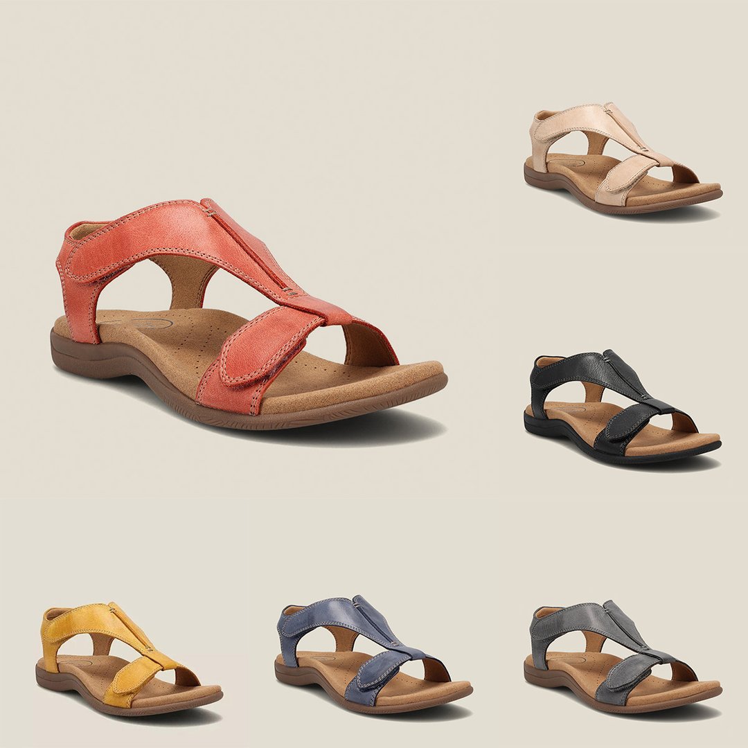 Loisa | Sandales de santé antidérapantes en cuir véritable