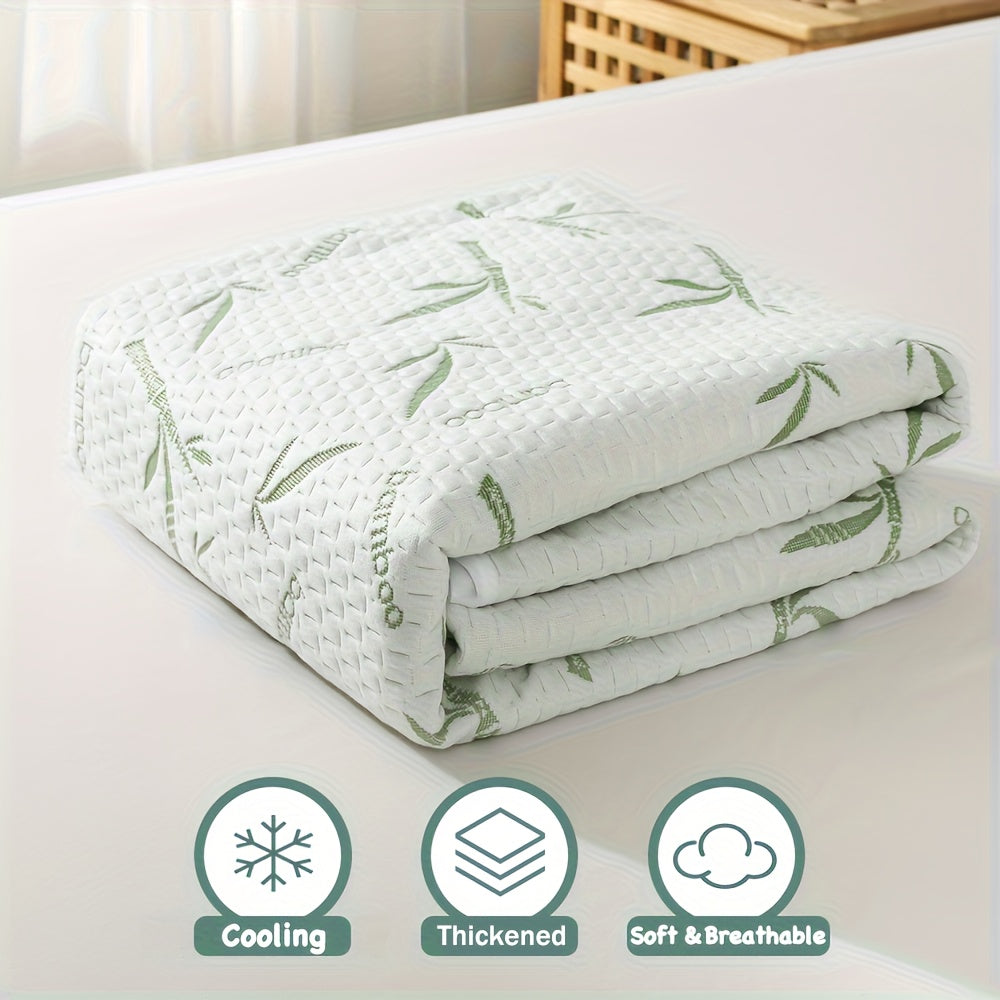 BambooCool Housse de Matelas – Respirante et Rafraîchissante pour Améliorer le Confort du Sommeil